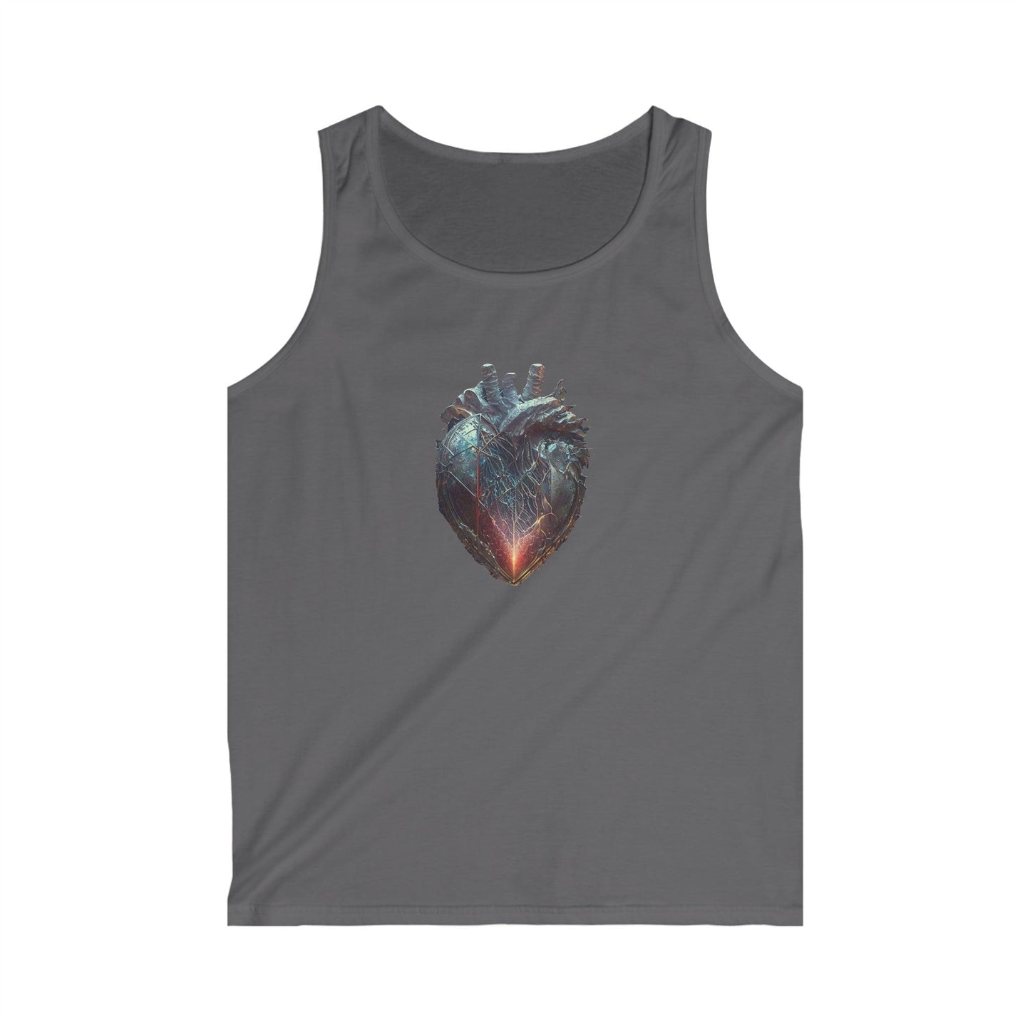 Mending Healing Heart Love Art Men's and Women's Unisex Softstyle Tank Top for Festival and Street Wear - Alchemystics.org
