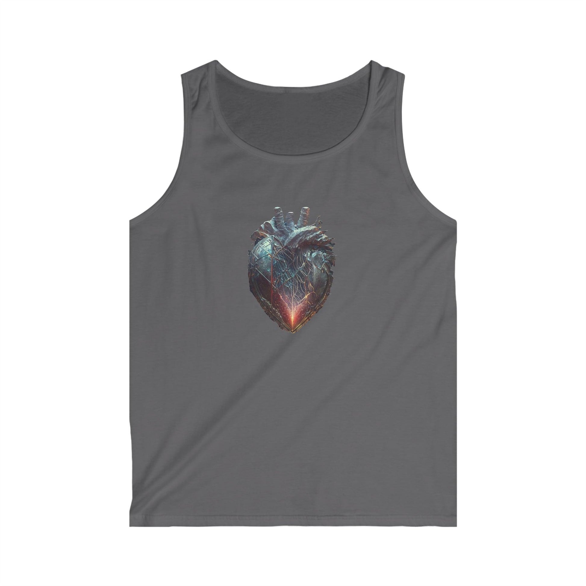 Mending Healing Heart Love Art Men's and Women's Unisex Softstyle Tank Top for Festival and Street Wear - Alchemystics.org