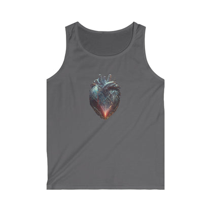 Mending Healing Heart Love Art Men's and Women's Unisex Softstyle Tank Top for Festival and Street Wear - Alchemystics.org