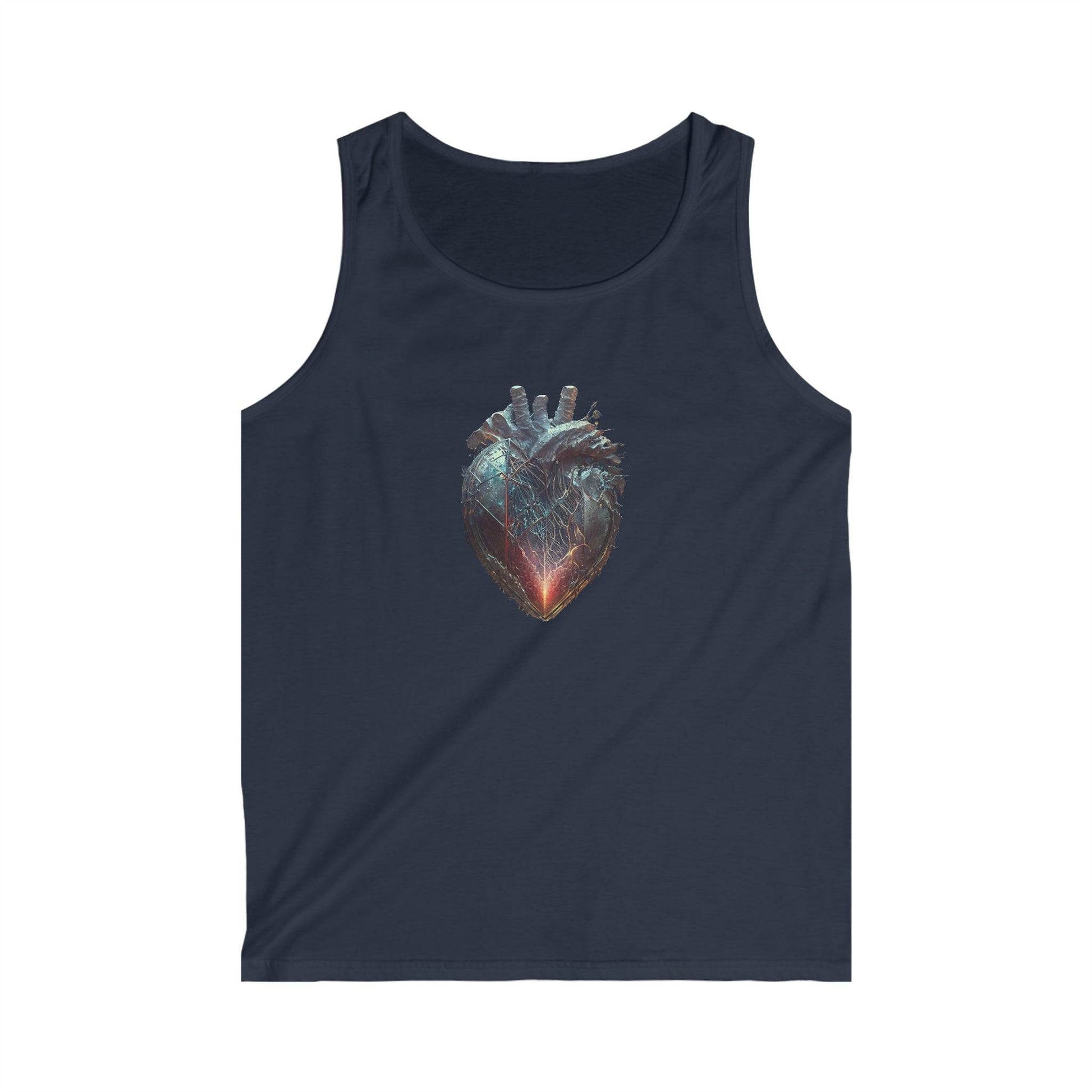Mending Healing Heart Love Art Men's and Women's Unisex Softstyle Tank Top for Festival and Street Wear - Alchemystics.org
