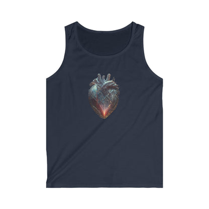 Mending Healing Heart Love Art Men's and Women's Unisex Softstyle Tank Top for Festival and Street Wear - Alchemystics.org