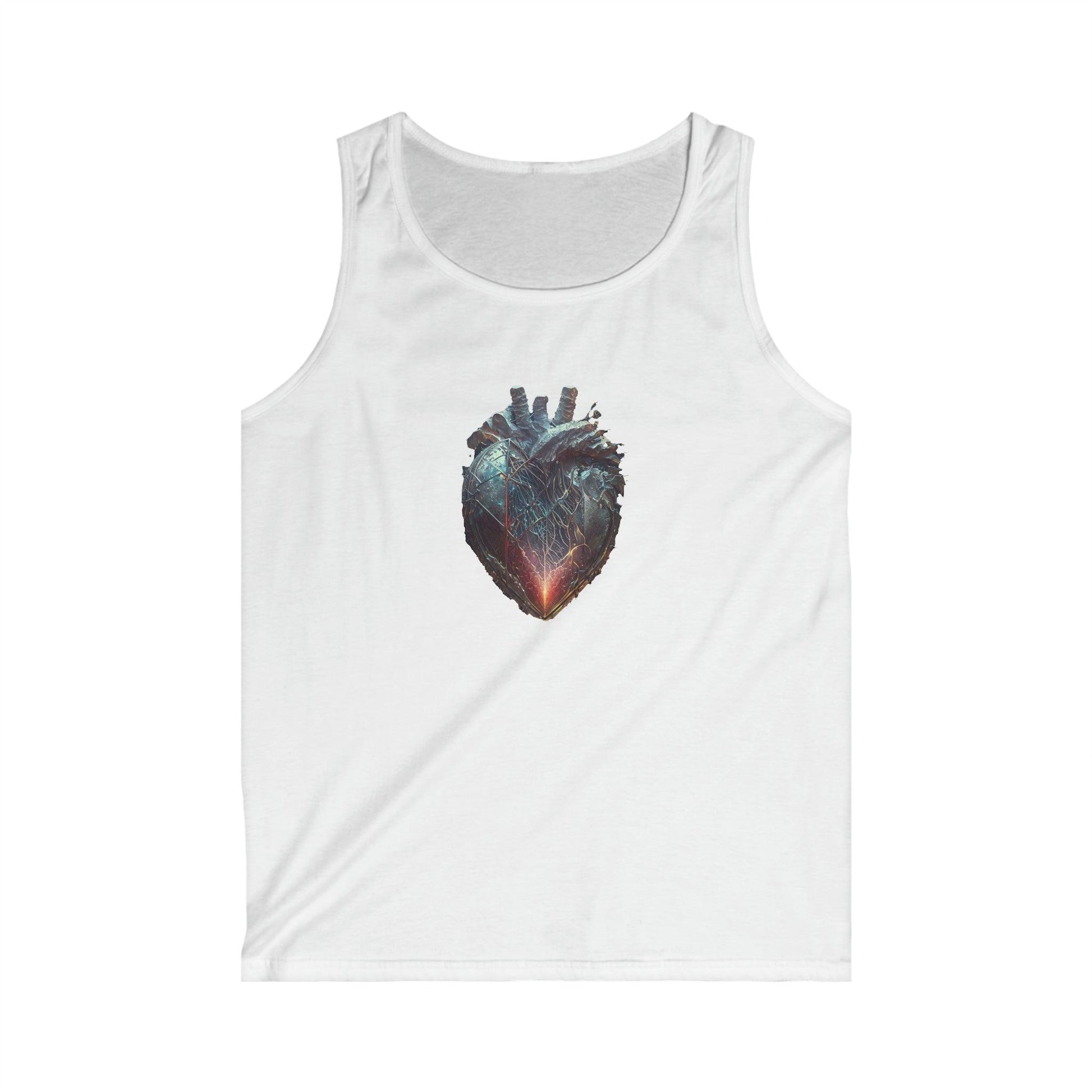 Mending Healing Heart Love Art Men's and Women's Unisex Softstyle Tank Top for Festival and Street Wear - Alchemystics.org