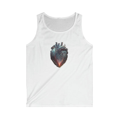 Mending Healing Heart Love Art Men's and Women's Unisex Softstyle Tank Top for Festival and Street Wear - Alchemystics.org