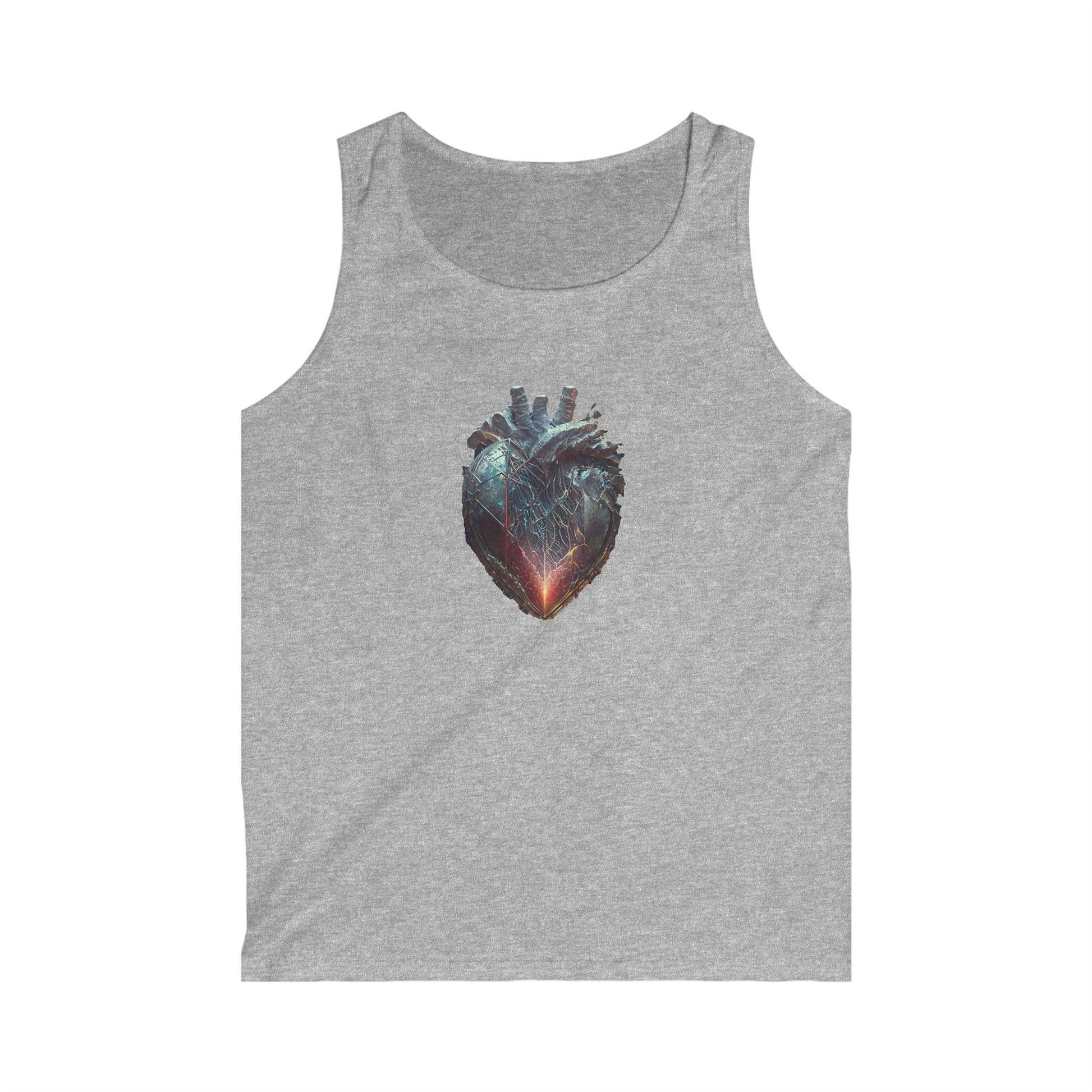 Mending Healing Heart Love Art Men's and Women's Unisex Softstyle Tank Top for Festival and Street Wear - Alchemystics.org