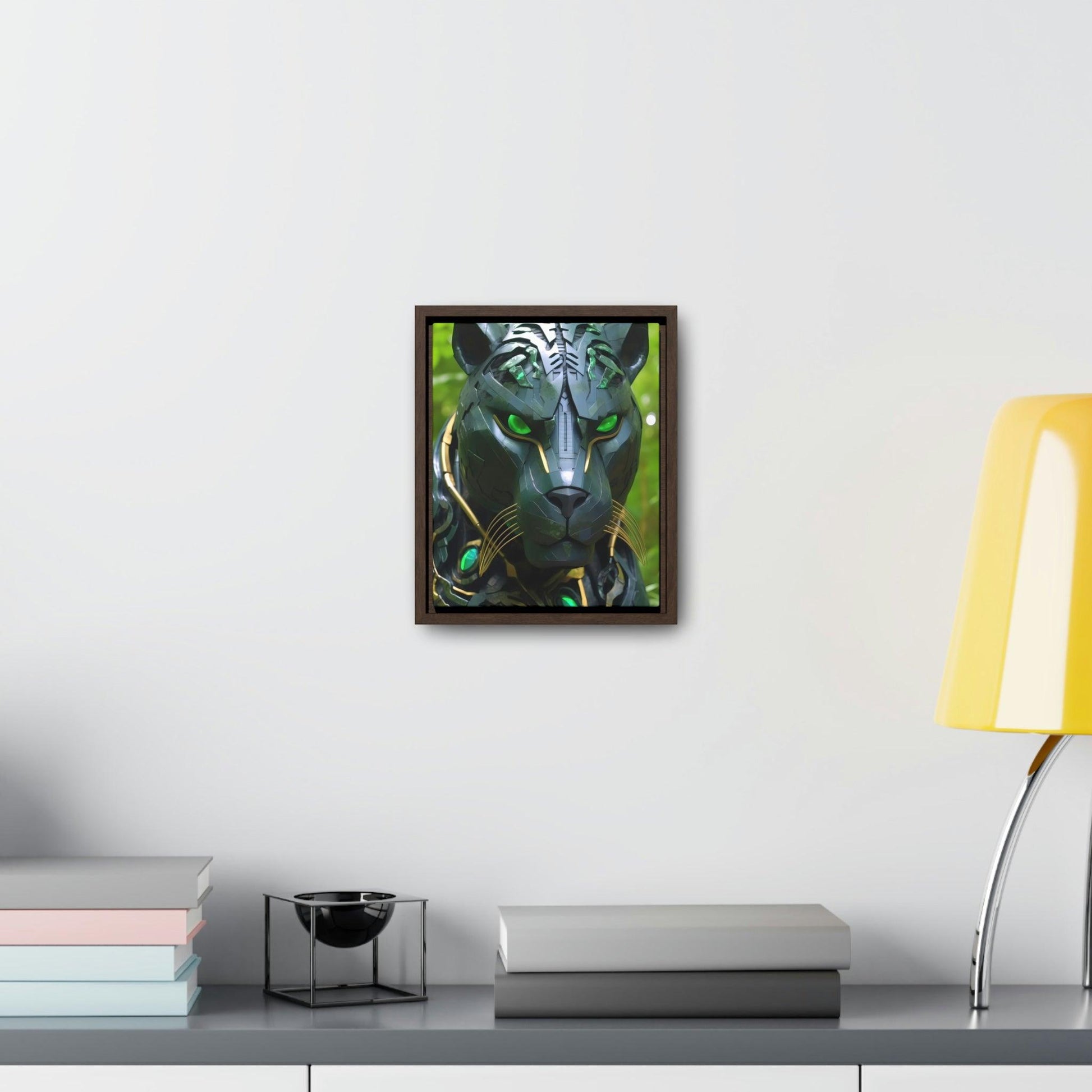 Obsidian Amazonian Black Panther Visionary Art Gallery Canvas Print - Home Decoration - Alchemystics.org