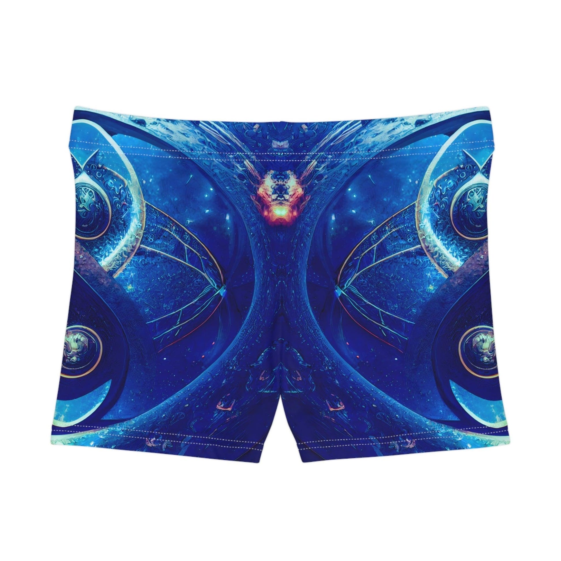 Perfect Balance of Order and Chaos - Infinity Sacred Geometry Women's Shorts (AOP) - Activewear - Alchemystics.org
