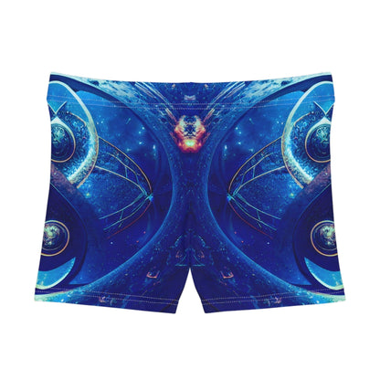 Perfect Balance of Order and Chaos - Infinity Sacred Geometry Women's Shorts (AOP) - Activewear - Alchemystics.org