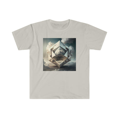Psychedelic Ai Art Men's and Women's Unisex Soft Style T-Shirt for Festival and Street Wear Unimaginable Possibilities v1.1 Visionary - Alchemystics.org