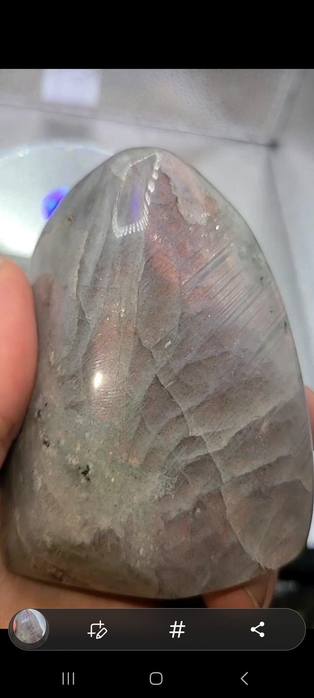 Purple Labradorite Mantle Piece #1 - Alchemystics.org