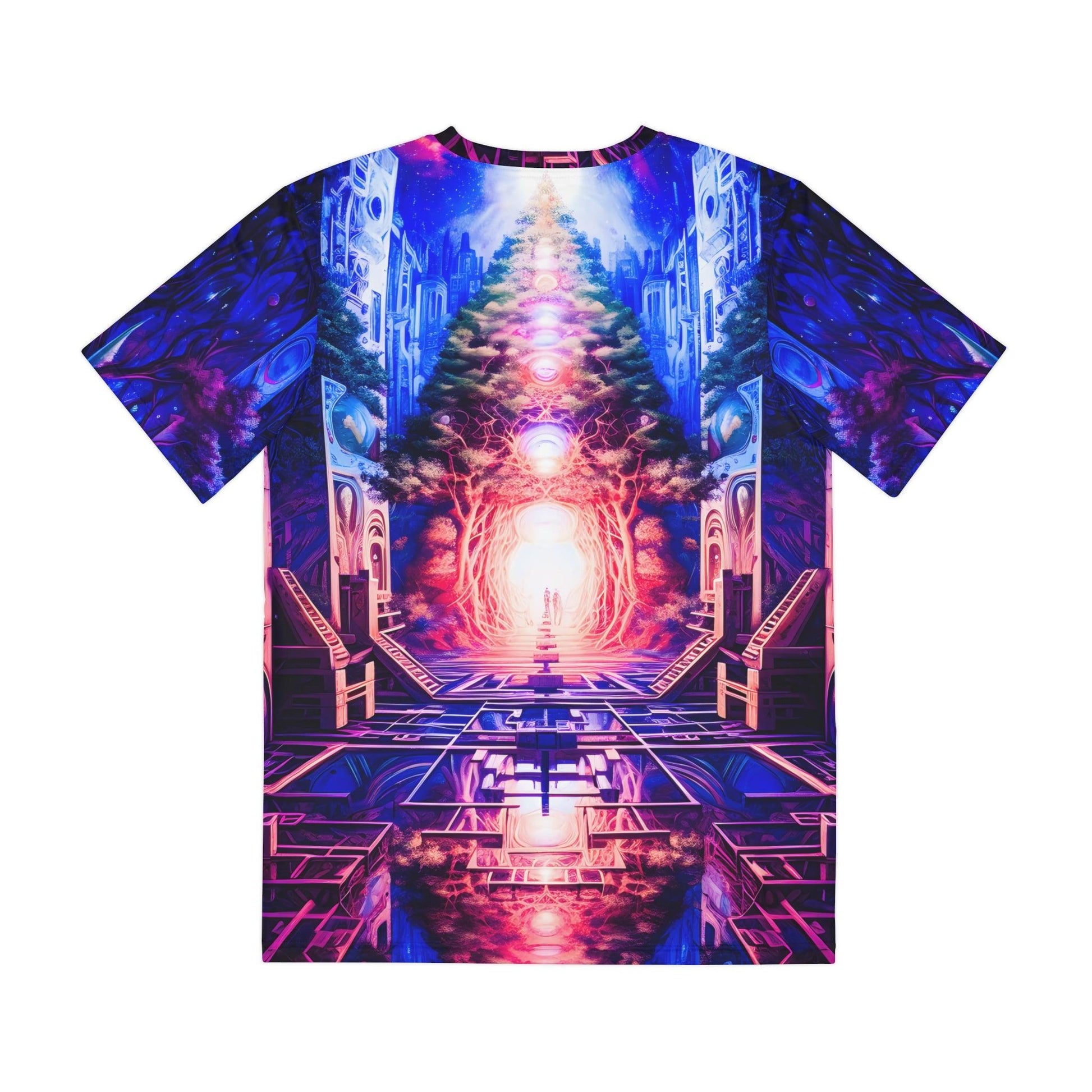 Realms v1.0 Unisex Polyester All Over Print T-shirt - Alchemystics.org