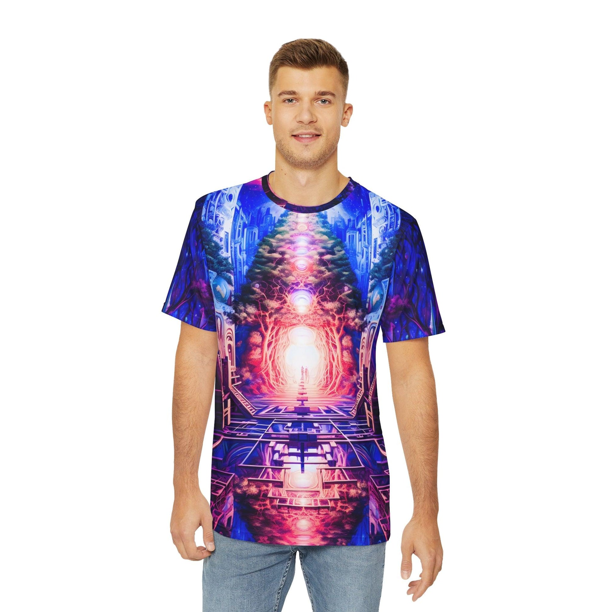 Realms v1.0 Unisex Polyester All Over Print T-shirt - Alchemystics.org
