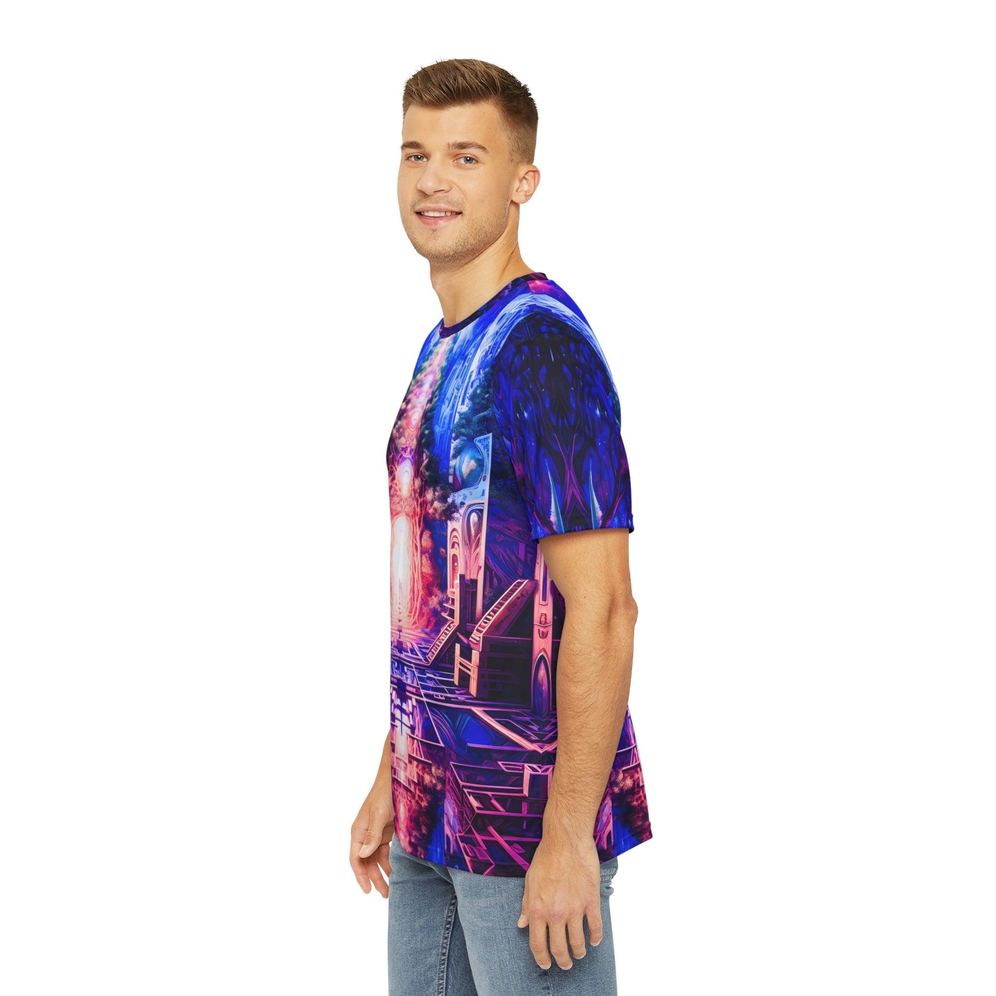 Realms v1.0 Unisex Polyester All Over Print T-shirt - Alchemystics.org
