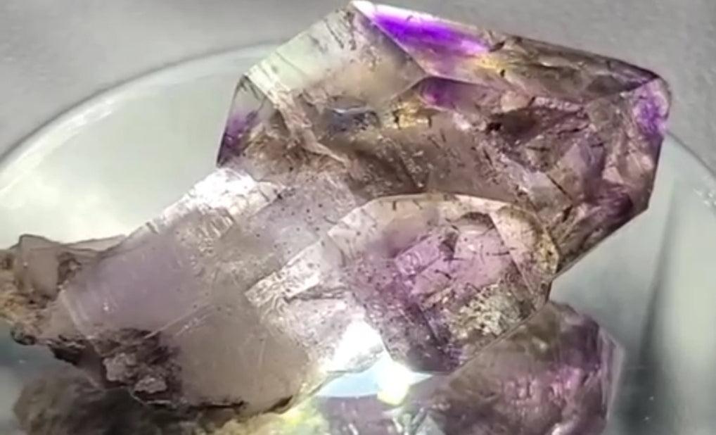 Smokey Amethyst Enhydro Scepter - Alchemystics.org