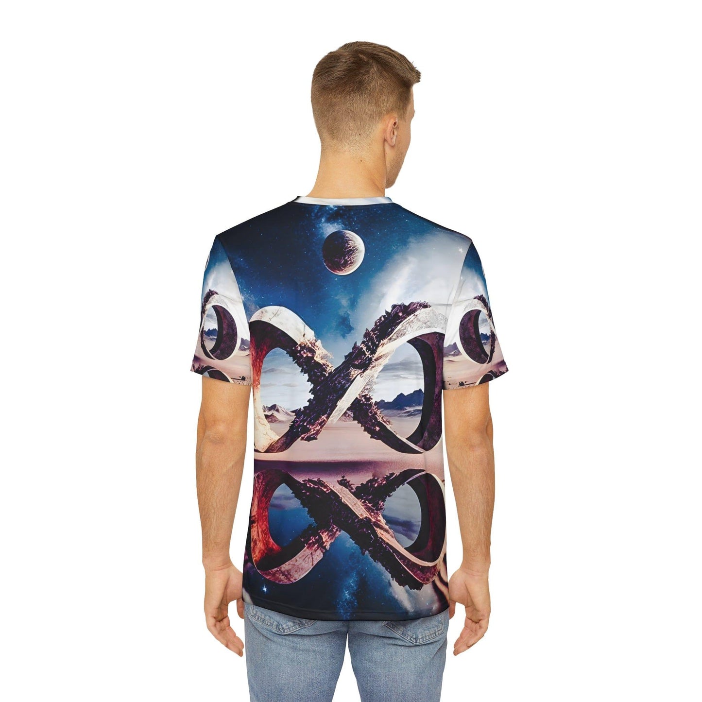 Surreal Infinite Possibilities - All Over Print (AOP) / Sublimation Design - Digital AI Art T-Shirt for Street or Festival Wear - Alchemystics.org