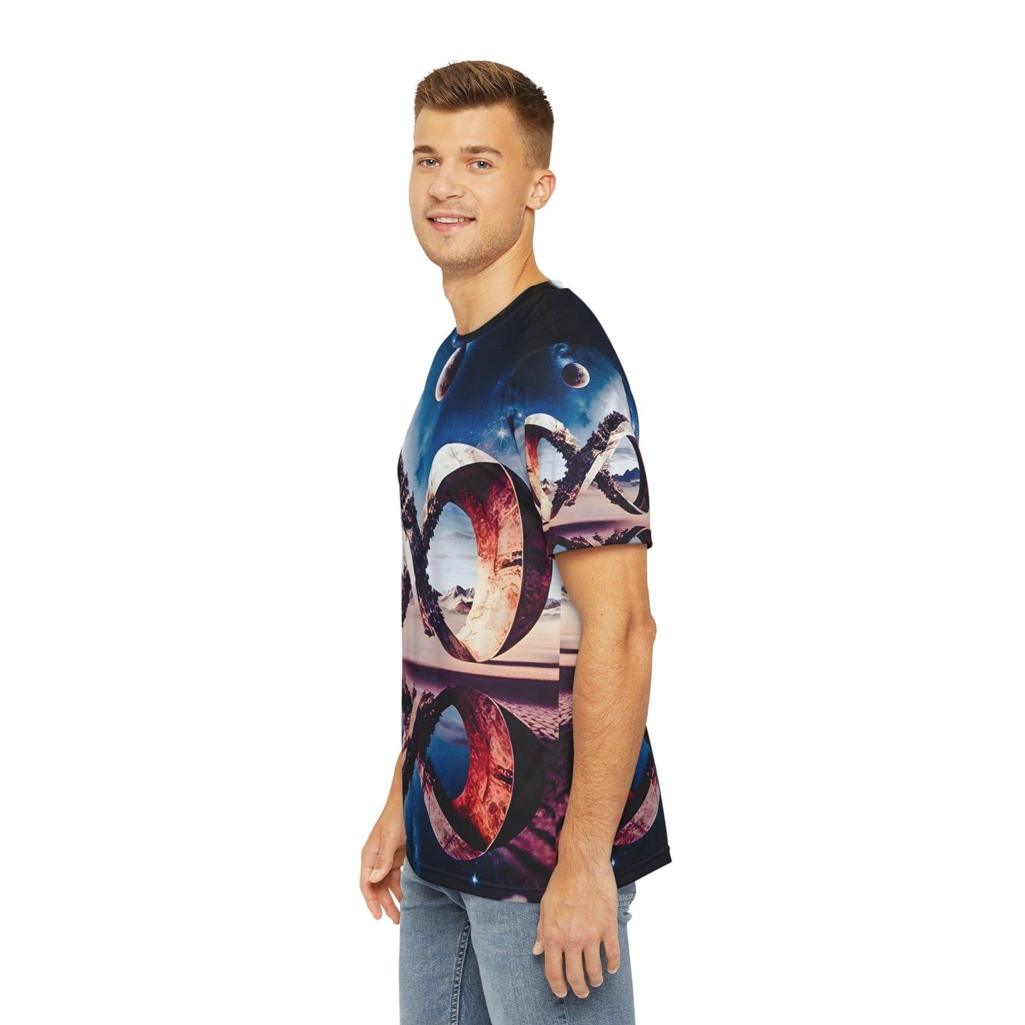 Surreal Infinite Possibilities - All Over Print (AOP) / Sublimation Design - Digital AI Art T-Shirt for Street or Festival Wear - Alchemystics.org