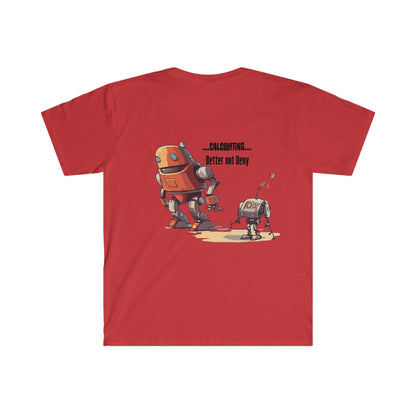 Tech Programmer Database Admin Web Developer Robot T-Shirt | I Like Big Bots | Men's and Women's Unisex Soft Style | Front Only - Alchemystics.org