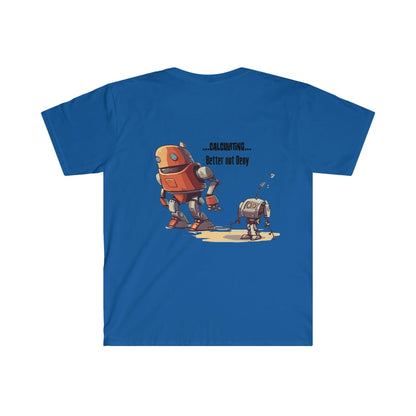 Tech Programmer Database Admin Web Developer Robot T-Shirt | I Like Big Bots | Men's and Women's Unisex Soft Style | Front Only - Alchemystics.org