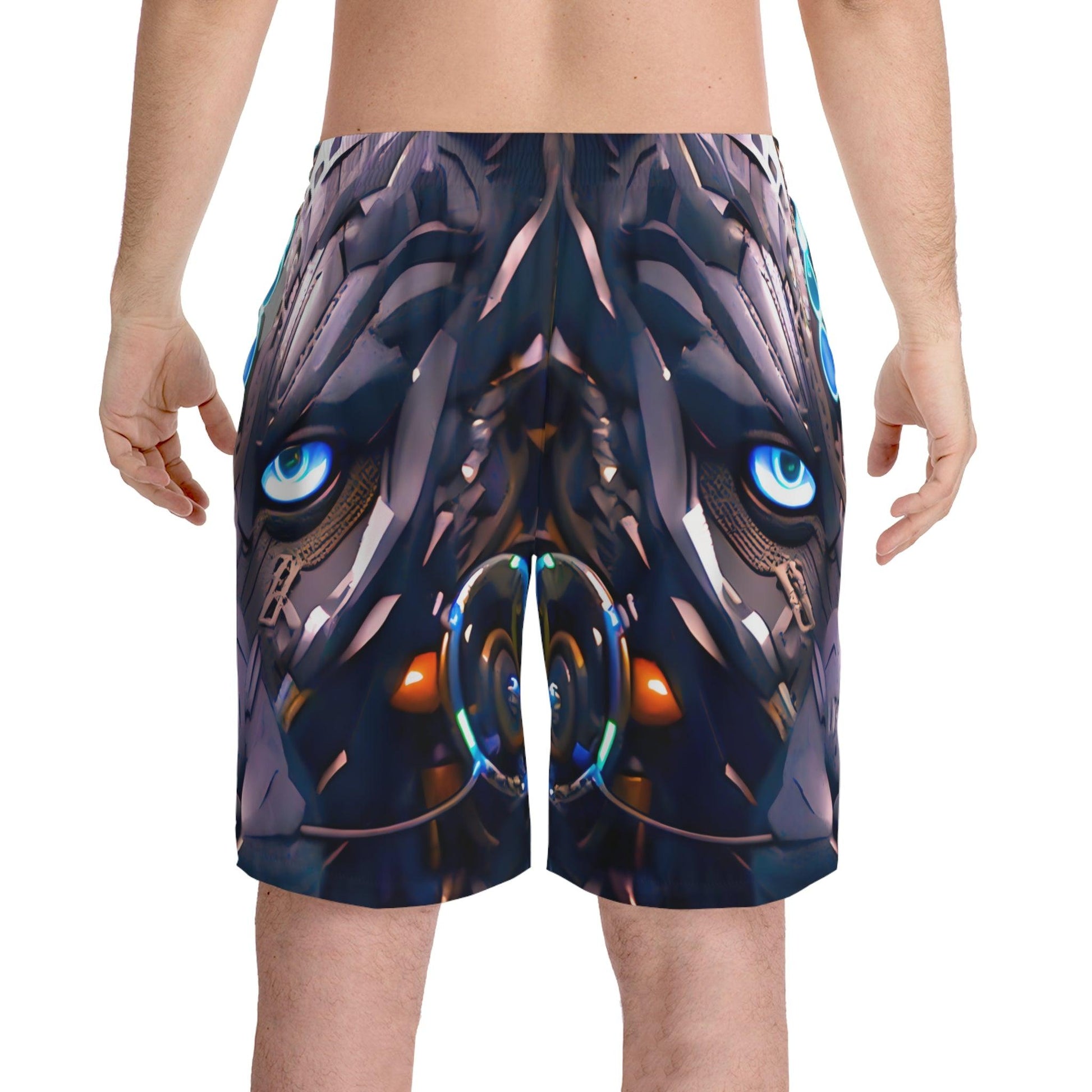 The Jeweled Jaguar Jungle Beach Shorts - Alchemystics.org