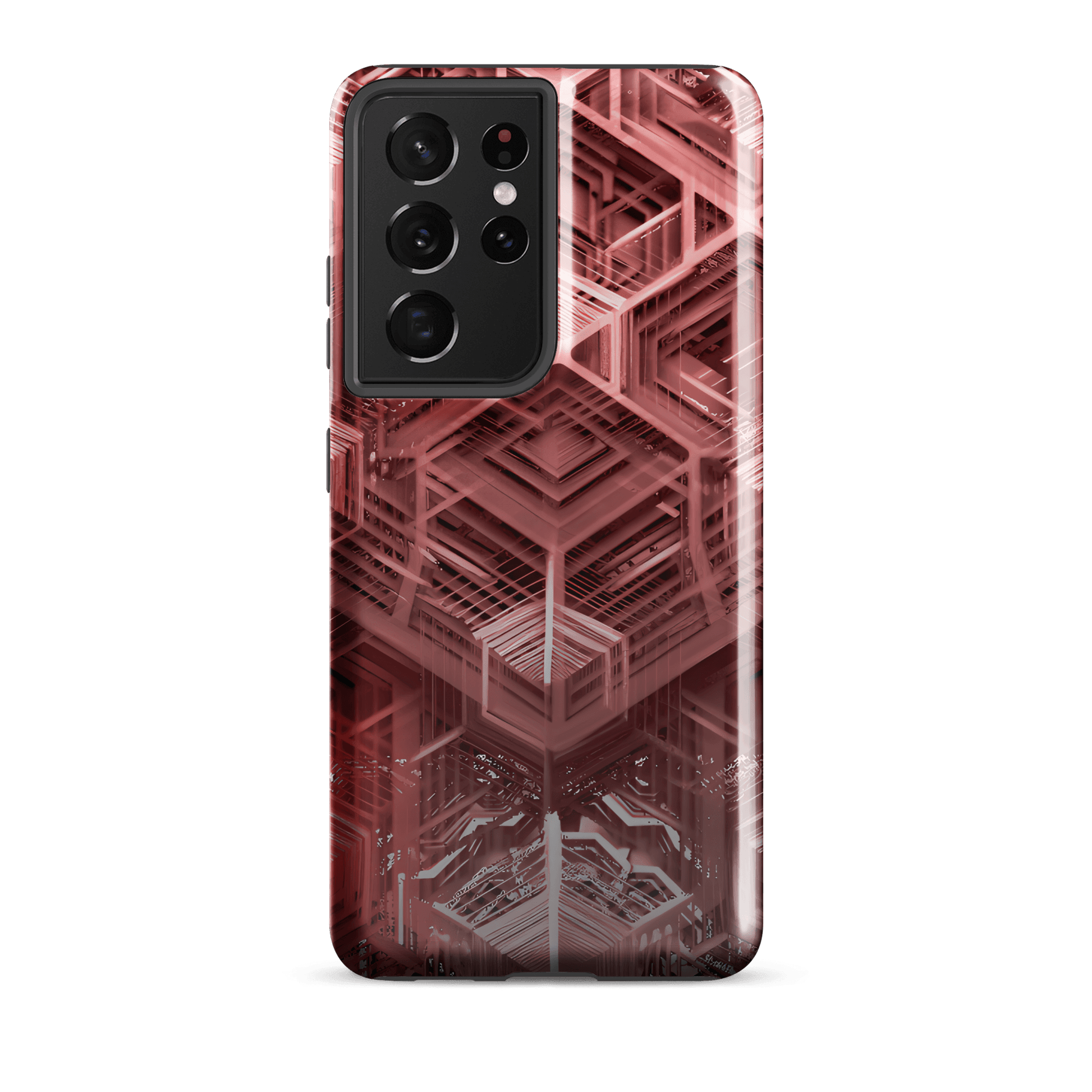 Tough Sacred Geometric Hexagonal Futuristic Style Phone Case for Samsung® - Alchemystics.org