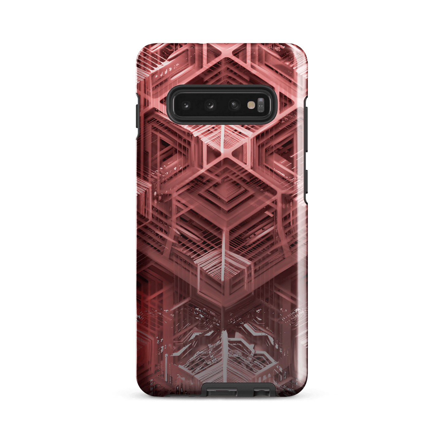 Tough Sacred Geometric Hexagonal Futuristic Style Phone Case for Samsung® - Alchemystics.org