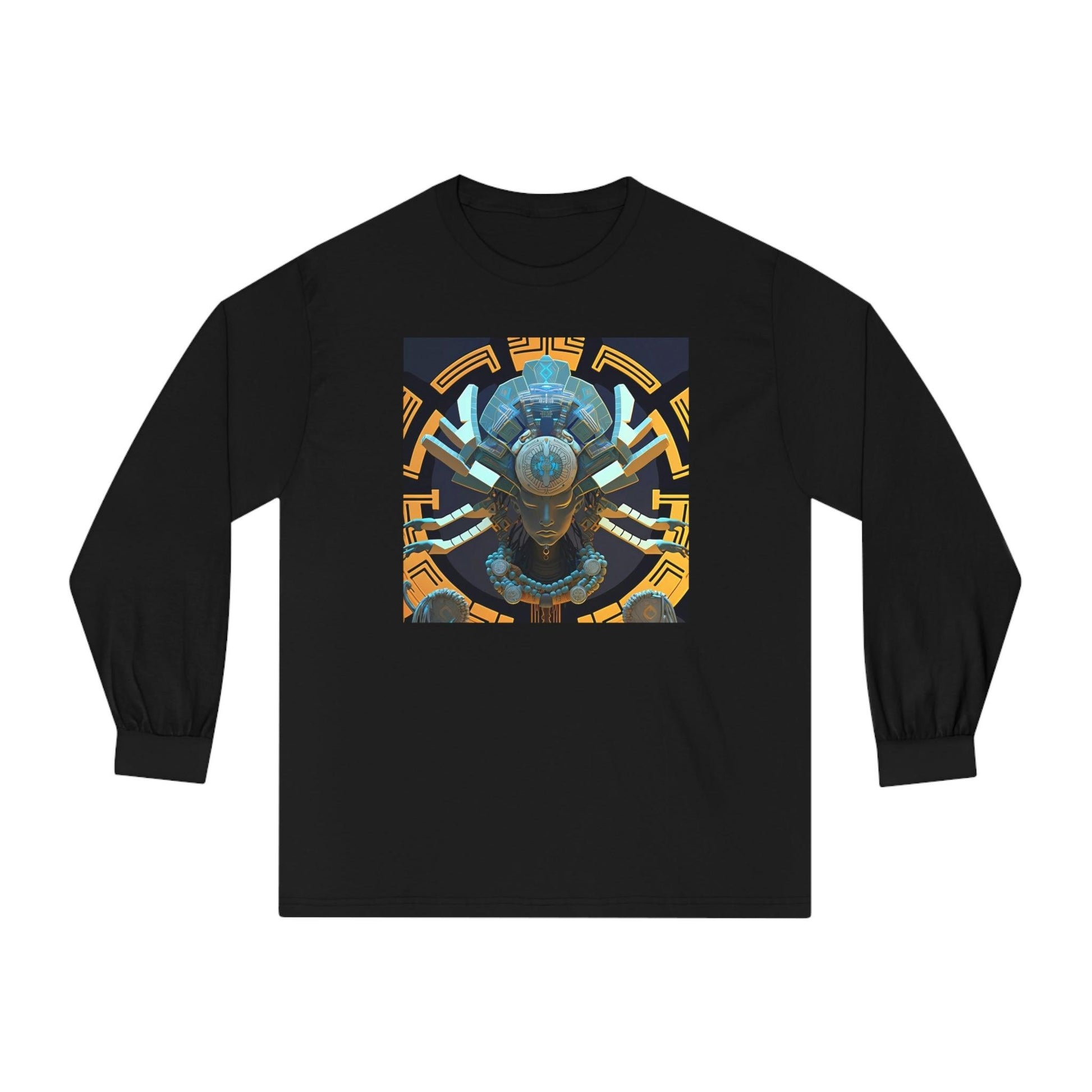 Unisex Classic Long Sleeve T-Shirt Chaos Existence Bot Ai Art - Alchemystics.org