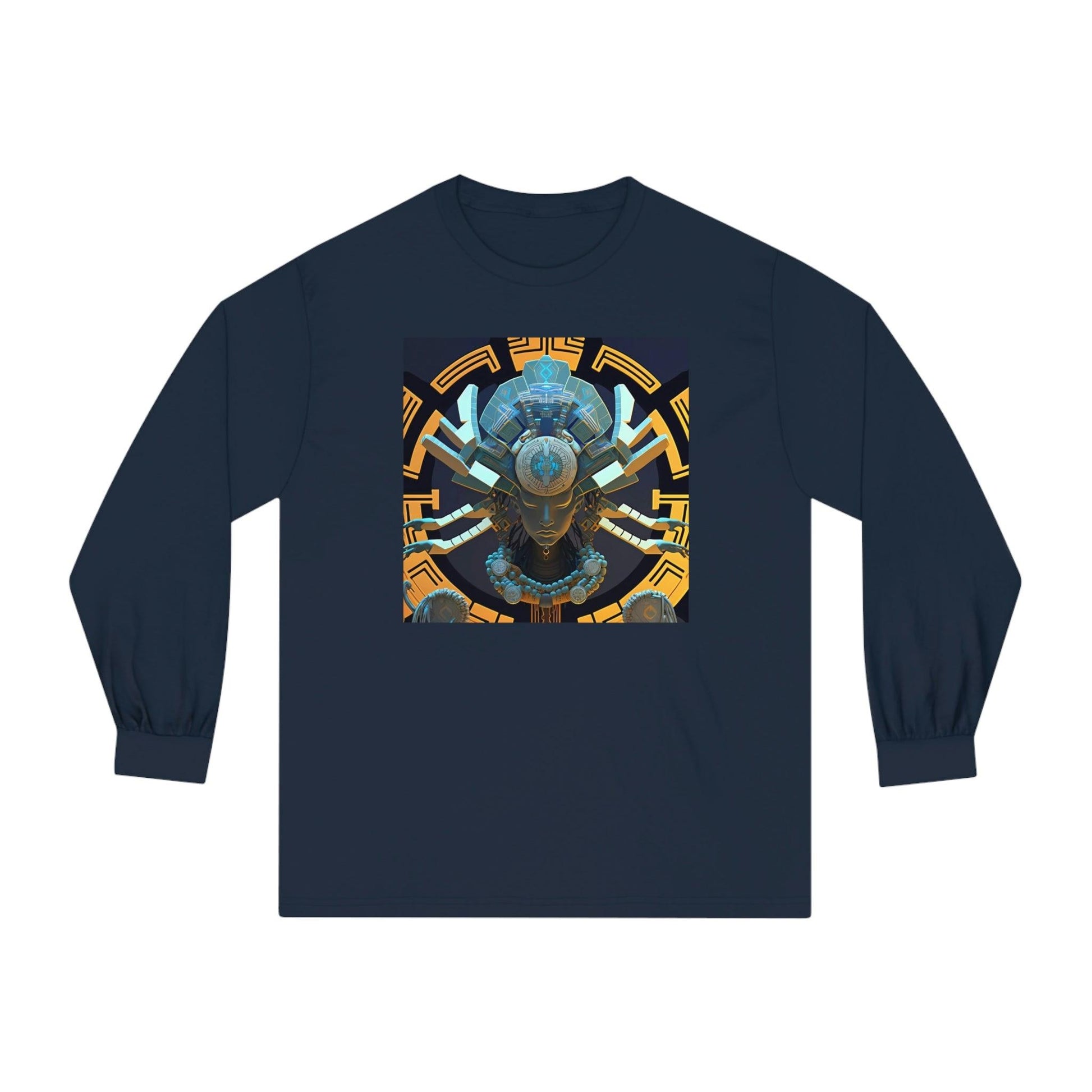 Unisex Classic Long Sleeve T-Shirt Chaos Existence Bot Ai Art - Alchemystics.org