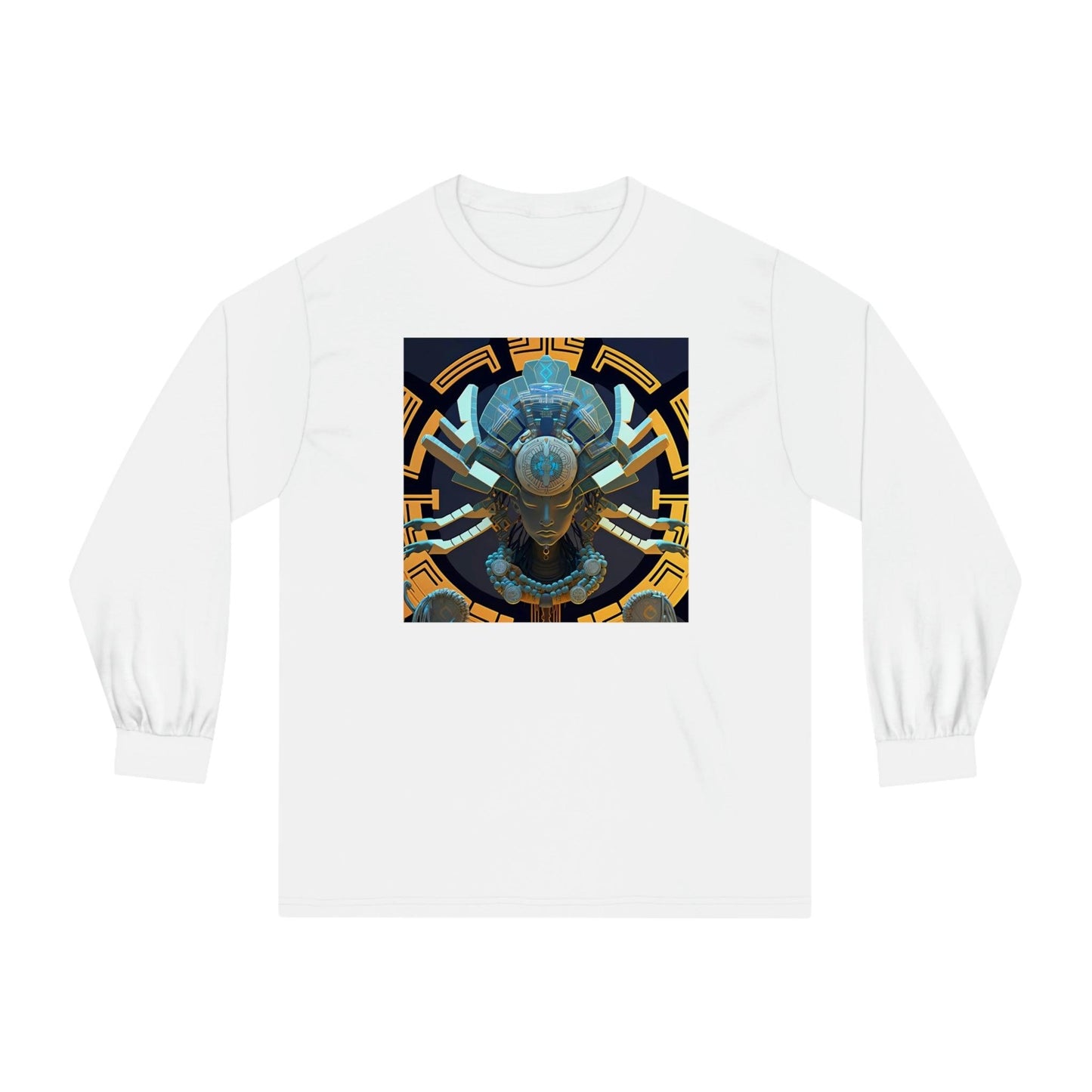 Unisex Classic Long Sleeve T-Shirt Chaos Existence Bot Ai Art - Alchemystics.org