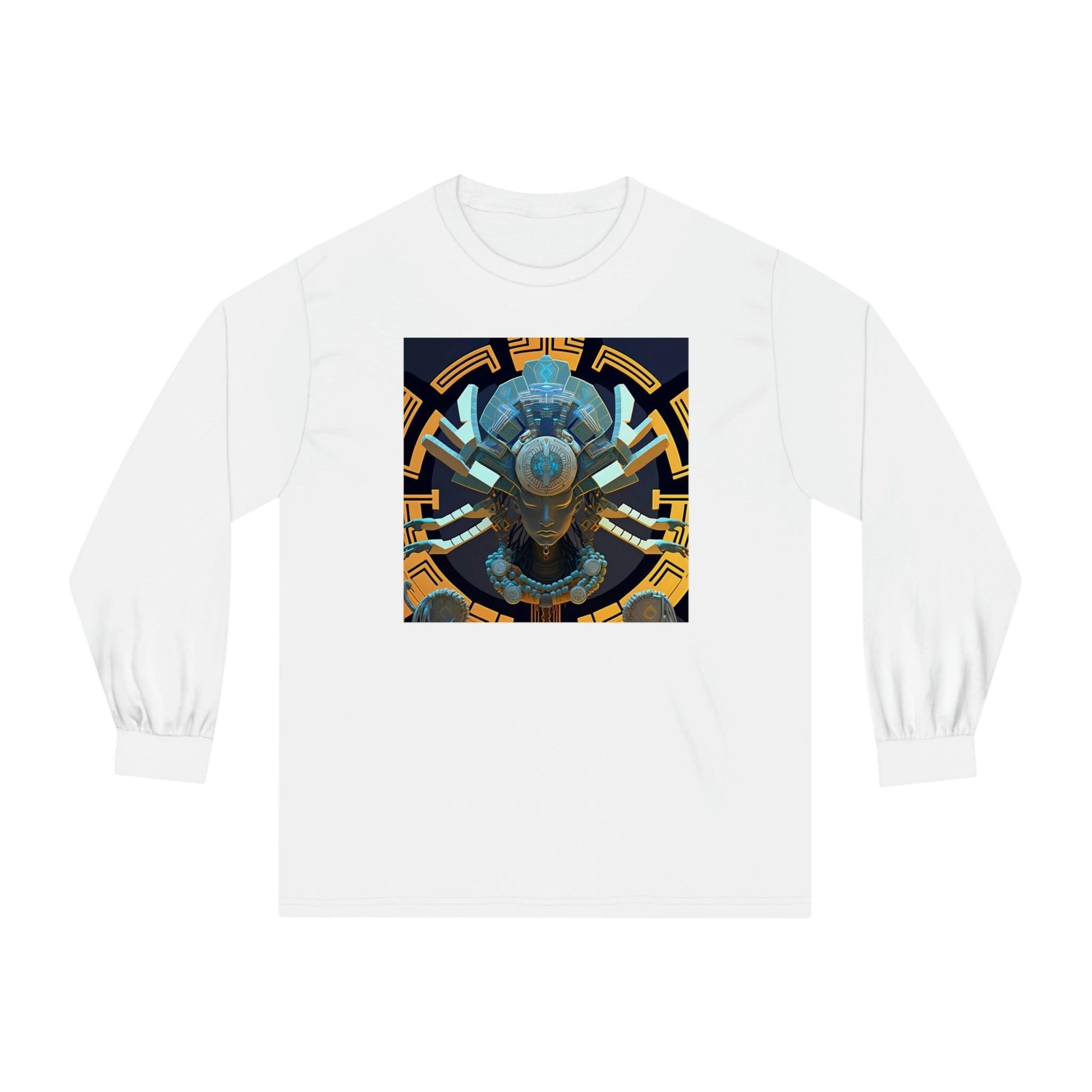 Unisex Classic Long Sleeve T-Shirt Chaos Existence Bot Ai Art - Alchemystics.org