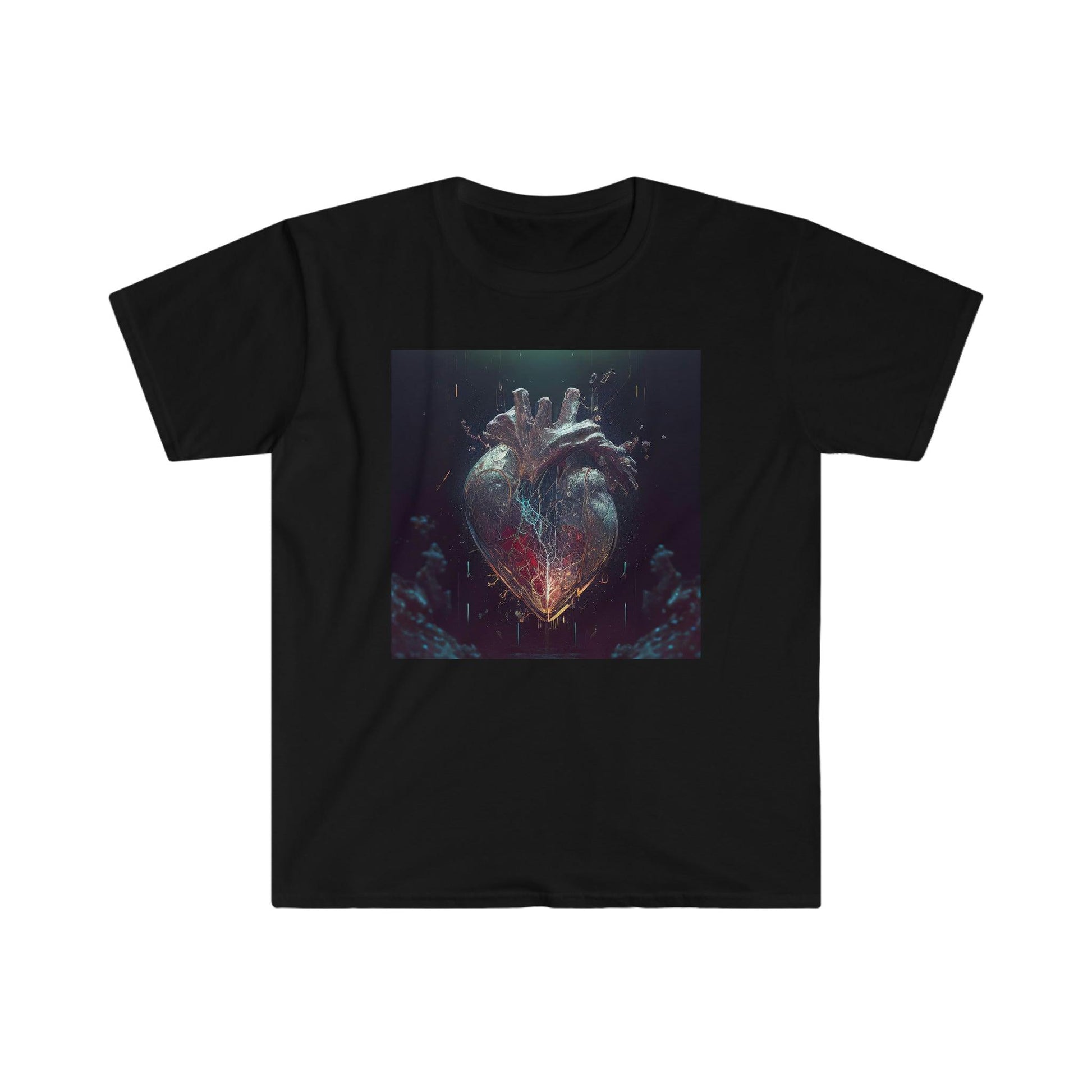 Unisex Softstyle T-Shirt - AI Visionary Art - A Mending Heart - Alchemystics.org