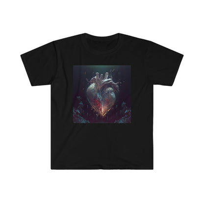 Unisex Softstyle T-Shirt - AI Visionary Art - A Mending Heart - Alchemystics.org