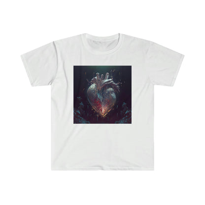 Unisex Softstyle T-Shirt - AI Visionary Art - A Mending Heart - Alchemystics.org