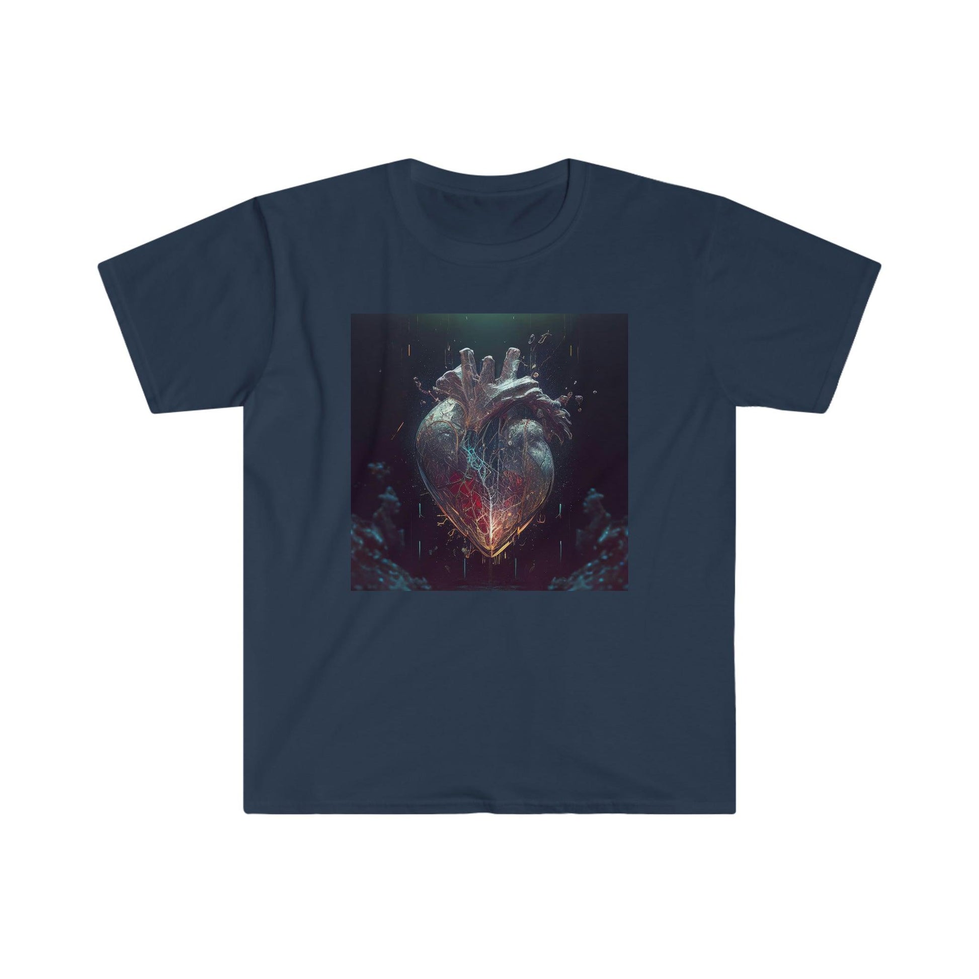 Unisex Softstyle T-Shirt - AI Visionary Art - A Mending Heart - Alchemystics.org