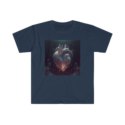 Unisex Softstyle T-Shirt - AI Visionary Art - A Mending Heart - Alchemystics.org