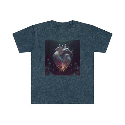 Unisex Softstyle T-Shirt - AI Visionary Art - A Mending Heart - Alchemystics.org