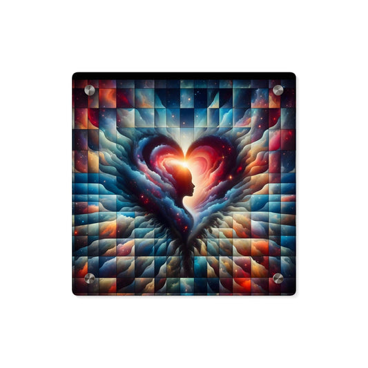 When Love Emerges When You Least Expect it - Acrylic Wall Art Panels by Meta Zen - Valentine's Day 2024 - Alchemystics.org