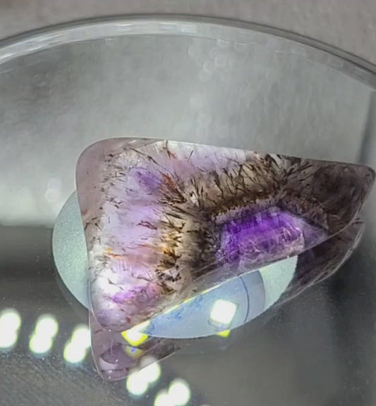 Auralite 21 Triangular Cabochon