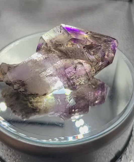 Smokey Amethyst Enhydro Scepter